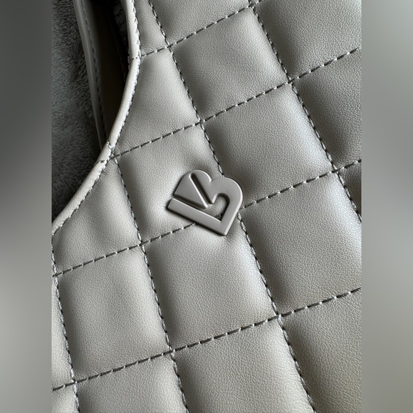 Buffbunny Quilted Crossbody Purse Tan Taupe Neutral Chamomile Wallet Convertible - Picture 4 of 15